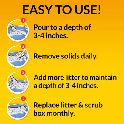 Purina  Clumping Cat Litter, Tidy Max 4 in 1 Strength Multi Cat Litter - 38 Lb. Box
